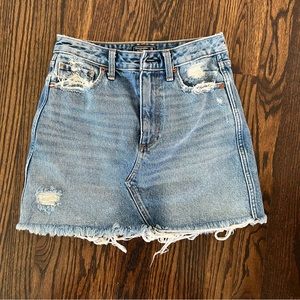 Abercrombie & Fitch Denim Mini Skirt (Size 26 | 2)